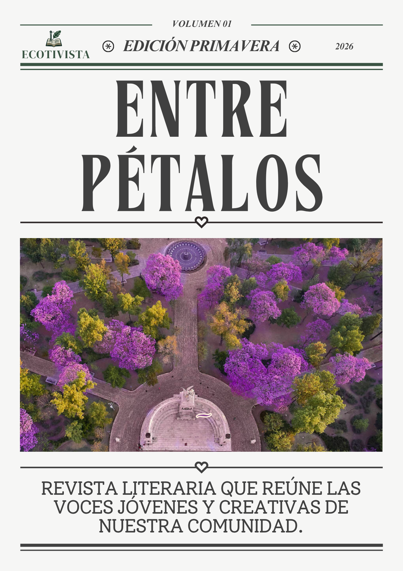 Portada de Entre Pétalos
